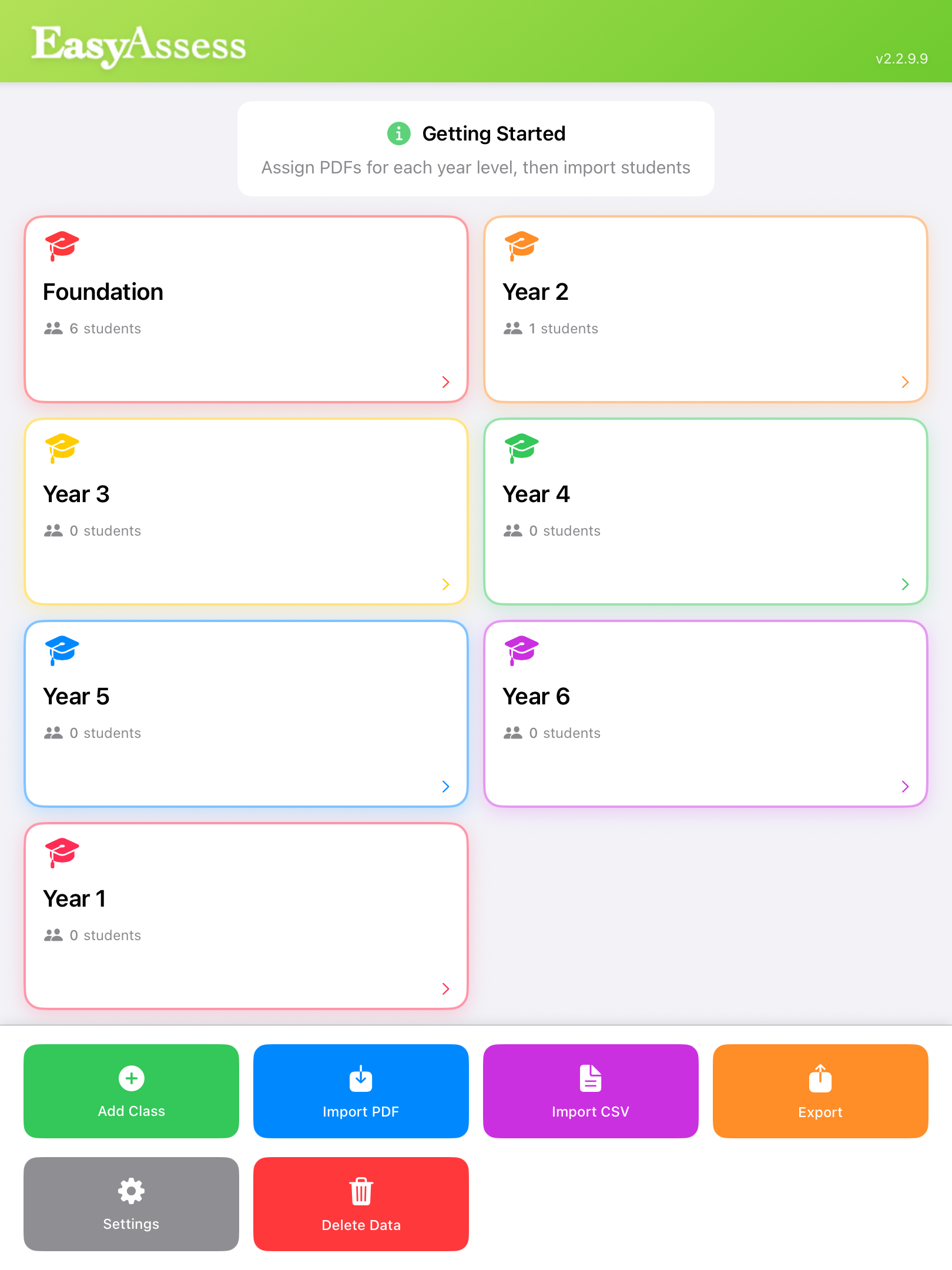 EasyAssess App Screenshot